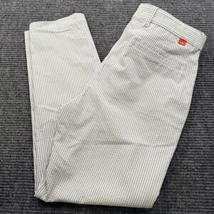 Nike Golf Seersucker Chino Pants Men's 34x32 Vertical Striped DH1946-078 NWT $95